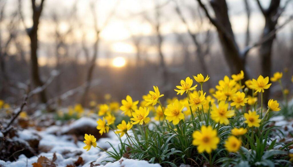 Winterlinge sorgen jetzt schon für frühlingshafte Farbe im Garten