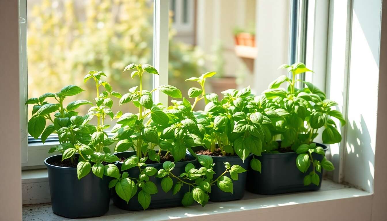 Préparer sa fenêtre en mars pour accueillir le basilic Préparer sa fenêtre en mars pour accueillir le basilic