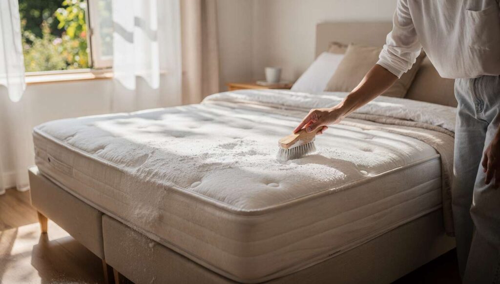 Matratze reinigen: Die Natron-Methode, die Milben laut Allergologen deutlich reduziert