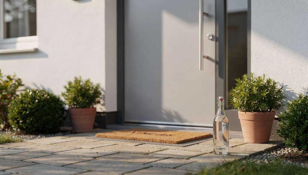 Essig am Hauseingang versprühen: Wozu das dient und was Schädlingsexperten dazu sagen