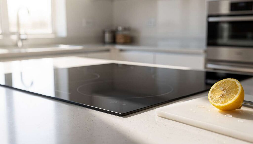 Ceranfeld reinigen: Warum eine halbe Zitrone laut Stiftung Warentest besser wirkt als Spezialreiniger