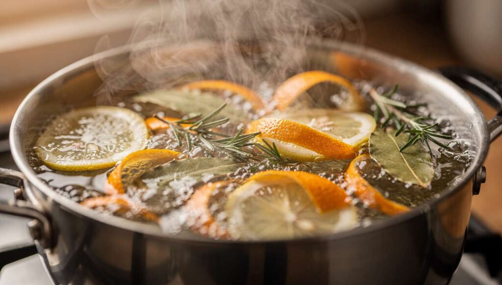 Zitronenschalen, Lorbeer und Rosmarin aufkochen: Was dieser Hausmittel-Trick wirklich bewirkt