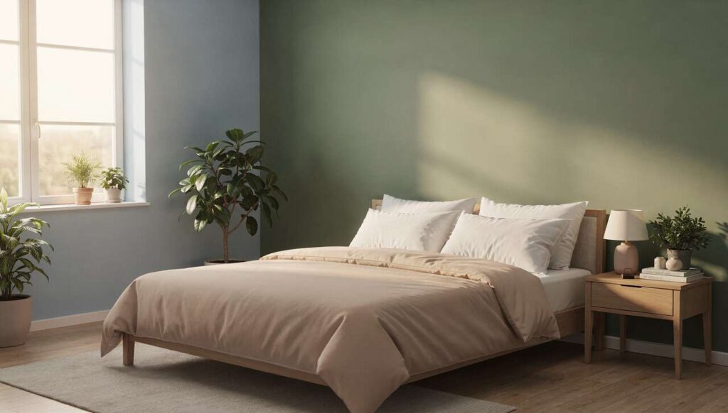 Schlafzimmerfarbe und Schlafqualität: Welche zwei Töne laut Farbpsychologie am besten wirken