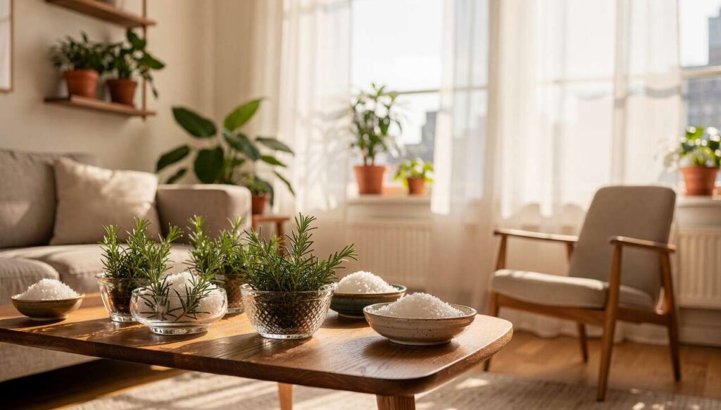Wohnung natürlich beduften: Der Rosmarin-Salz-Trick als Alternative zu synthetischen Sprays