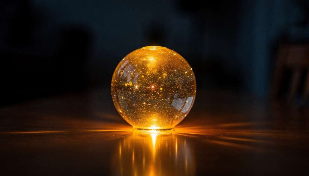 Von Rossmann: Diese LED-Glaskugel leuchtet schöner als jeder Stern