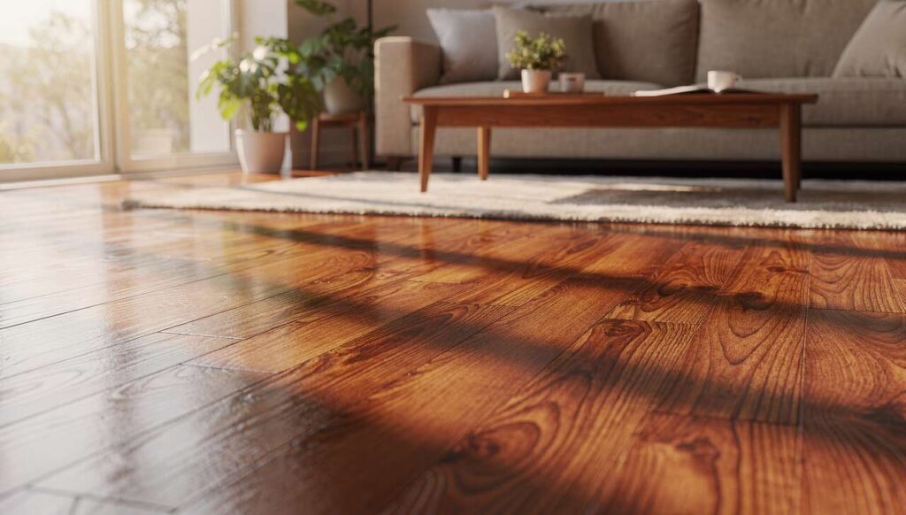 So bringst du Parkett mit einer simplen Küchenzutat in jedem Raum wieder zum Strahlen