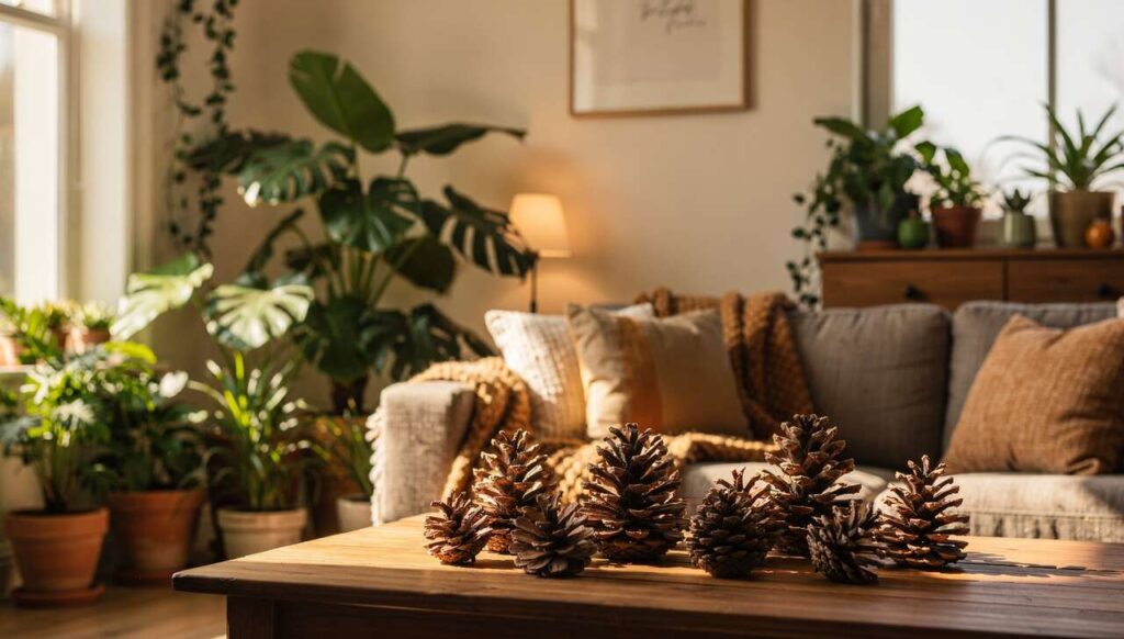 Zimmerpflanzen: Warum ich stets den Tannenzapfen-Trick anwende