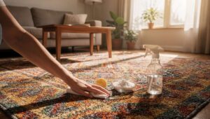Teppich reinigen: Mit diesen Hausmitteln wird er im Nu wieder frisch