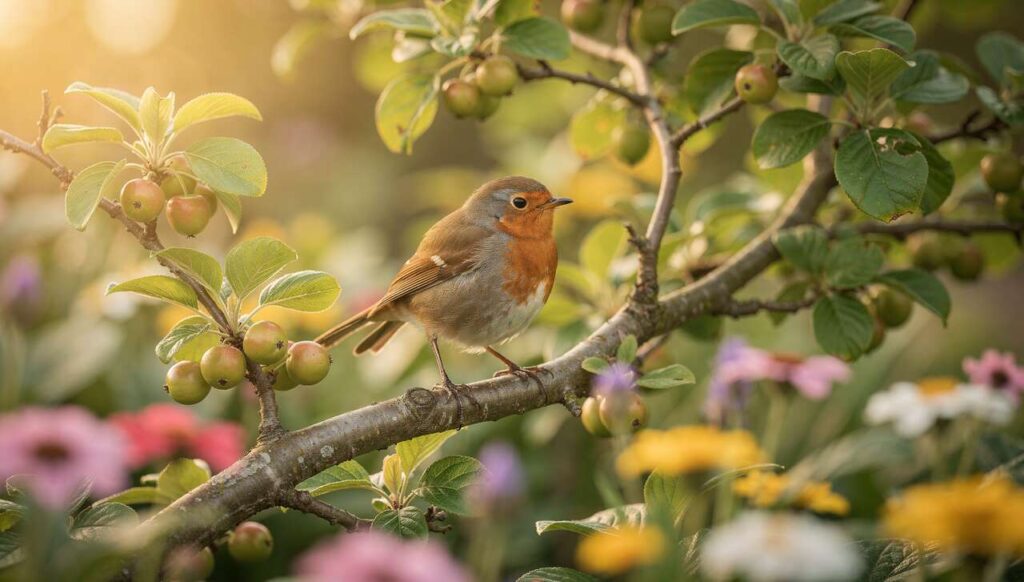 Vogelexperten verraten den Obst-Trick, der Rotkehlchen zuverlässig in Ihren Garten lockt