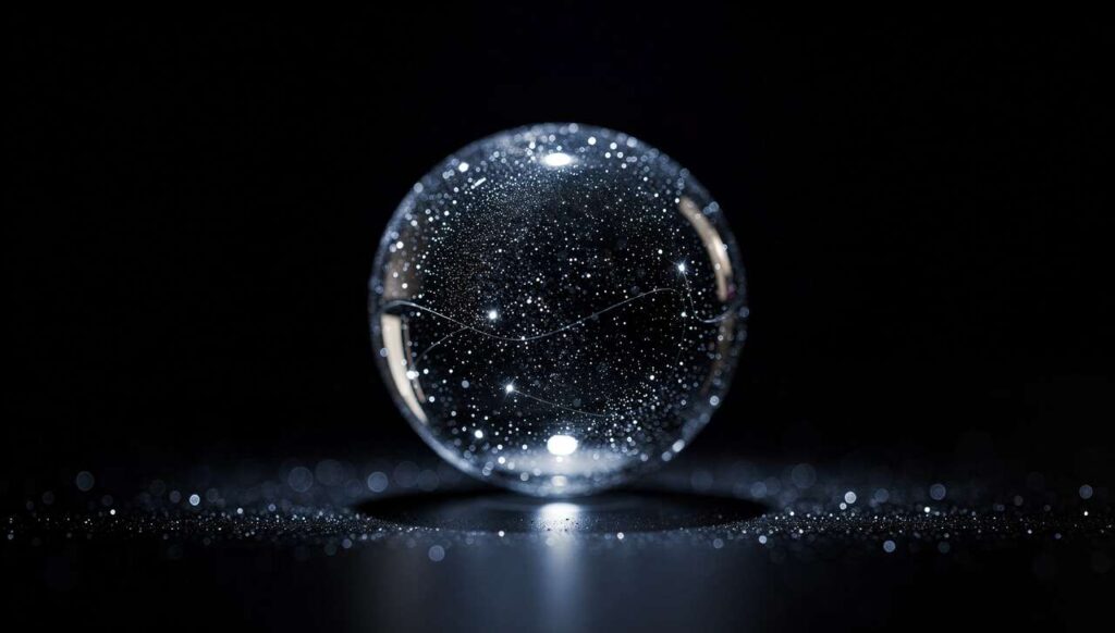Von Rossmann: Diese funkelnde LED-Glaskugel glänzt heller als jeder Stern