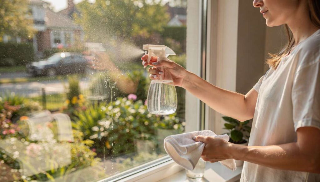 Statt Glasreiniger ich säubere meine Fenster lieber mit diesem günstigen Hausmittel
